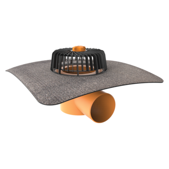 Yatay Çıkışlı Çakıl Tutucu TW V BIT Çatı Süzgeci